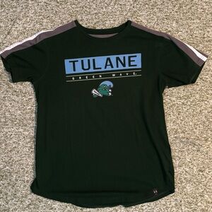 Tulane Green Wave. Youth XL t-shirt. Under Armor.